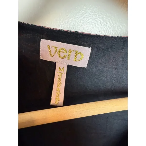 Anthropologie Verb Pallavi Long Sleeve Flowy Blouse Sz. M - Image 3