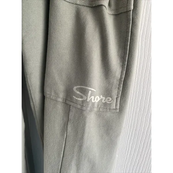 Shore High‎ Rise Cargo Jogger Sage Green Cotton Blend Utility Pants Size XS USA - Image 5