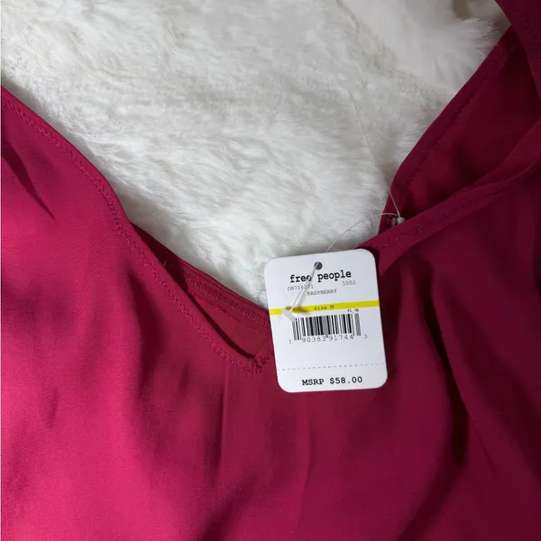 Free People Deep Red Camisole Top - Image 4