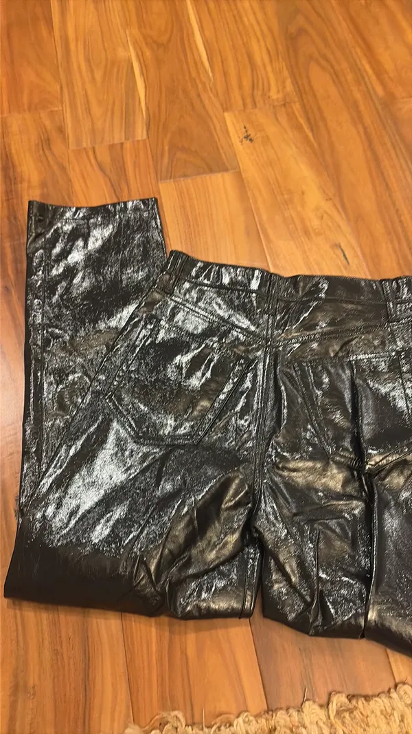 Abercrombie Leather Pants Straight - Image 2