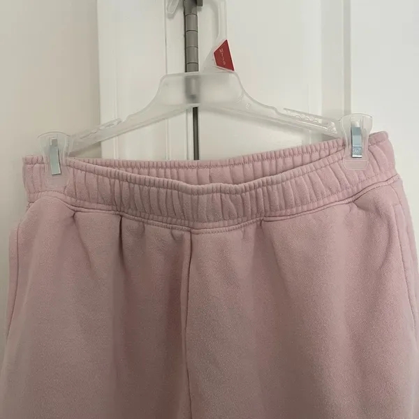 Gap Teen Light Pink Sweatpants with Pockets and Cuffed Pant Legs - Image 2