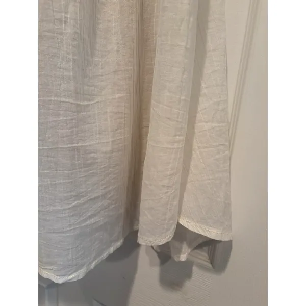Free People We The Free Float‎ Away Shirt White Cotton Boho XS NWT Festival chic - Image 6