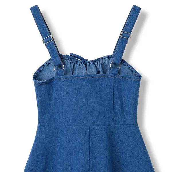 NEW Lulus Considered Charisma Blue Chambray Bustier Corset Style Mini Dress - Image 8