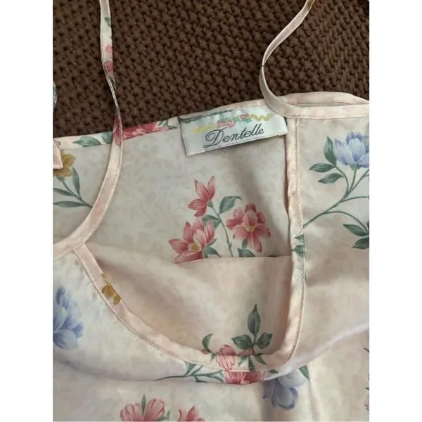 Romantic vintage Dentelle satin slip dress - Image 4