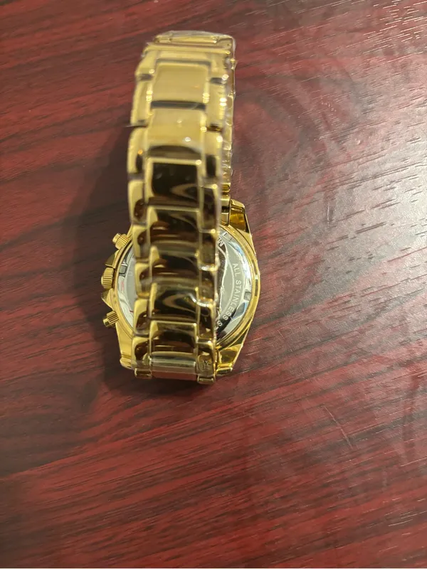 NWOT Michael Kors Gold and White Crystal-Accent Watch, MK6762-Needs Battery - Image 9