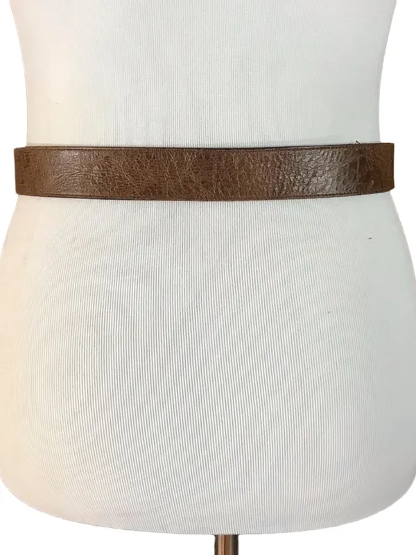 Elite Accessories Plastic Rock Buckle Leather Belt (S) - Image 7