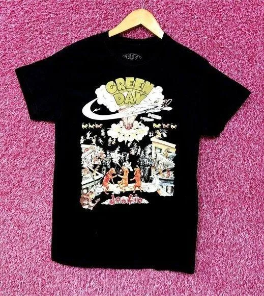 Green Day Dookie Album Cover Art Punk Rock Tee S - Image 4