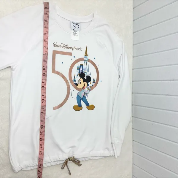 Disney 50th‎ Anniversary Mickey Mouse Long Sleeve Top Size S NEW - Image 8