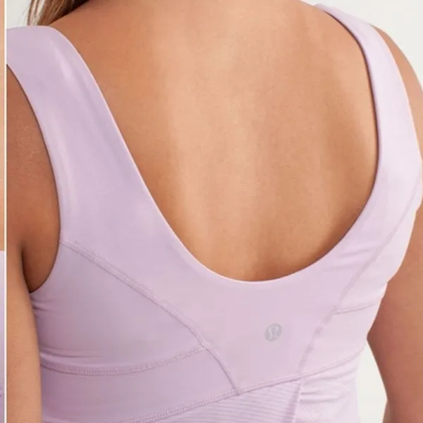 Lululemon Run: Tame Me Tank Rose Quartz size 8 - Image 3