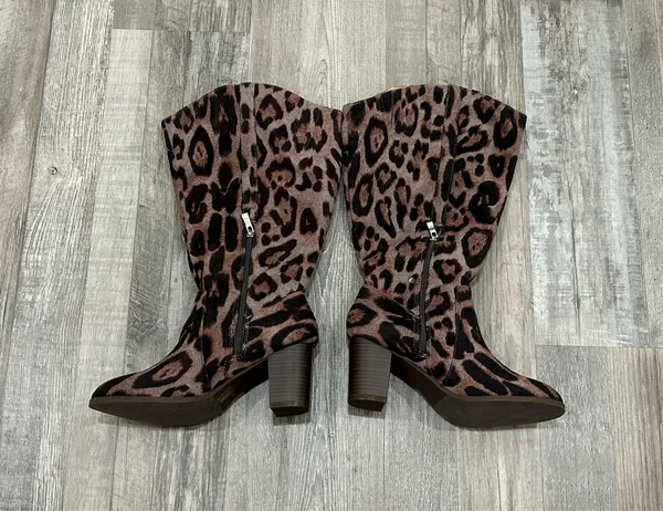 JG Leopard Print Boots - Image 3