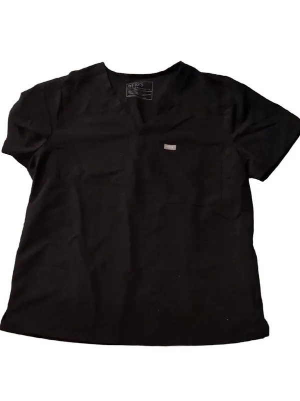 Figs Black Catarina Scrub Top Size XL - Image 2