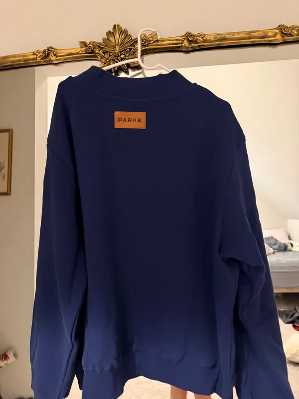 Navy Blue PARKE Sweatshirt - Image 3
