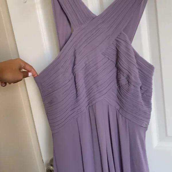 #LEVKOFF Size 2 Purple Bridesmaids Dress - Image 2