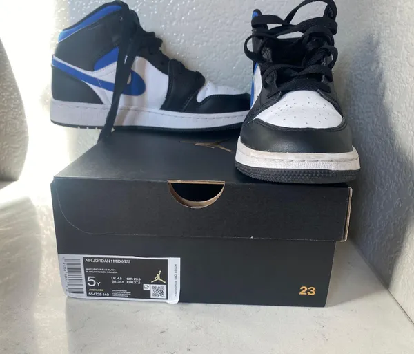 Jordan Air  1 mid racer blue - Image 3
