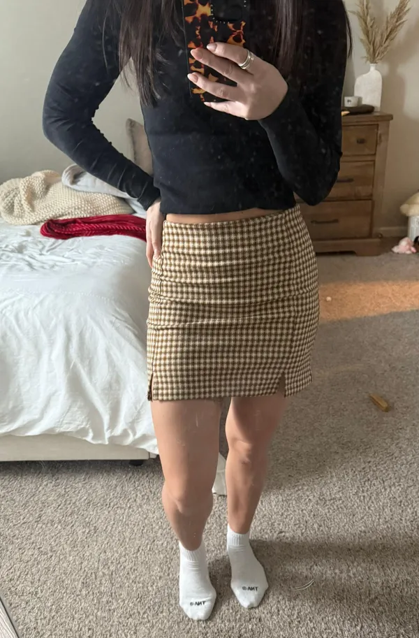 Molly Green Skirt Tan Size M - Image 2