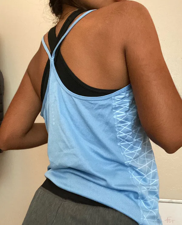 Nike Blue Tank Top - Image 2