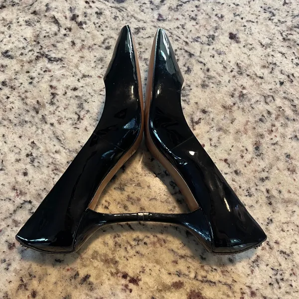 Coach Zoee Pump Women 6.5B Black Patent Leather Officecore Pointed Stiletto Heel - Image 5