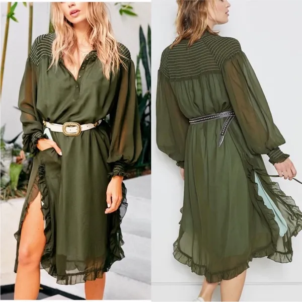 We Are HAH Street Sweeper Dress Green Medium - Image 13
