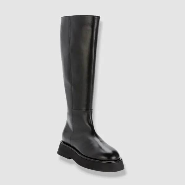 $810 Wandler Women's Black Rosa Leather Knee High Boot Shoes Size 37 Fall - Image 2