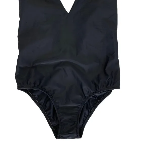 Rebekah Victoria Swimsuit Small Black One Piece Sexy Retro Y2K Beach - Image 3
