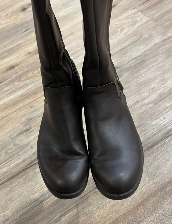 Francescas Brown Mid Calf Boots - Image 2