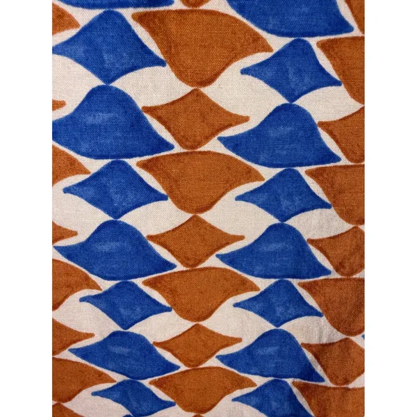 Maeve Ophelia Mini Dress Geometric Print Smocked Anthropologie Size 6‎ - Image 6