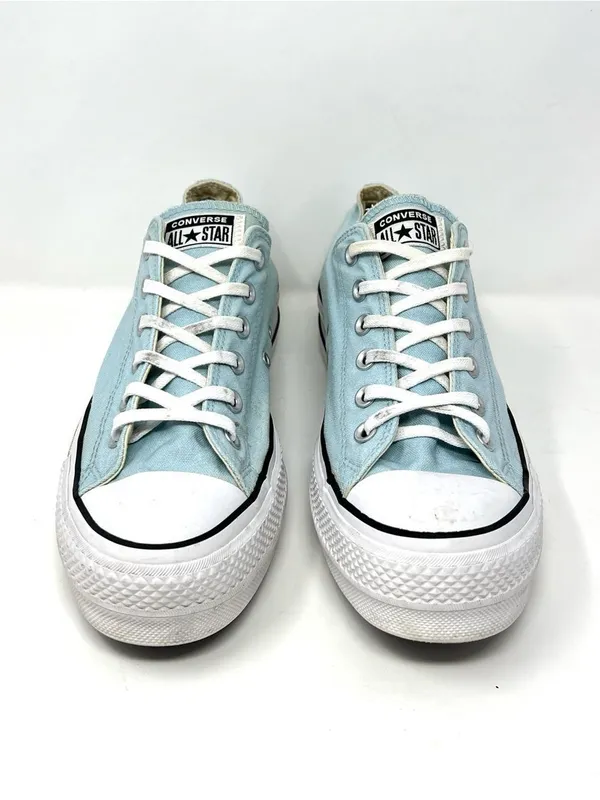 Converse Chuck Taylor All Star Lift Ox Platform Light Blue Ocean Bliss Canvas 10 - Image 2