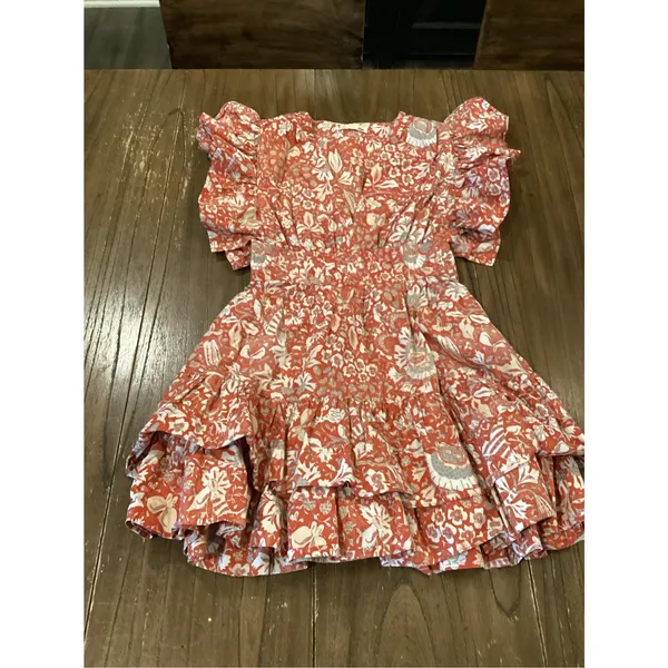 Ulla Johnson Kiri floral print ruffle mini Dress size 4 - Image 7
