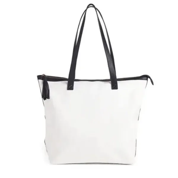 Walter Baker‎ Carly Bag Tote Women's One Size Natural Canvas Minimalist Preppy - Image 3