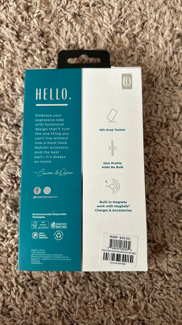 iPhone 14 Pro Case Silver - Image 2