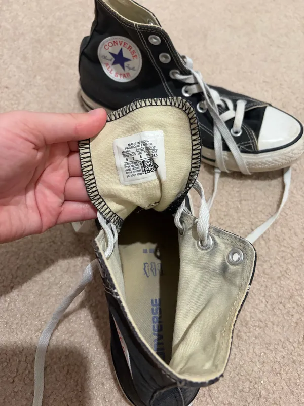 Black Converse High-Top - Image 4