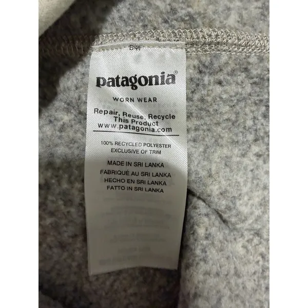 Patagonia Better Sweater‎ Vest Full Zip Pelican Women's Size Medium - Image 10