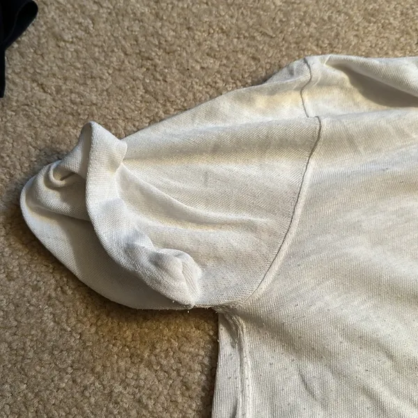 We The Free oversized distressed white tee XS - Image 3