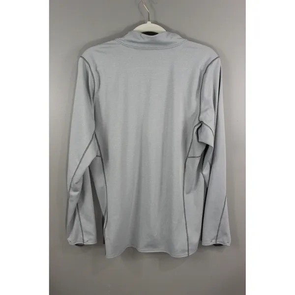 Patagonia Capilene Midweight Baselayer Womens XL Gray Great 1/4 Zip Polartec Top - Image 5