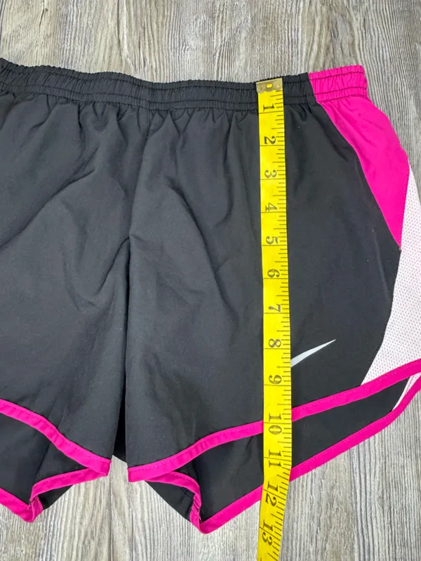 Nike Women’s Black Pink Dri FIT Lined Lightweight Workout Running Shorts Small - Image 8
