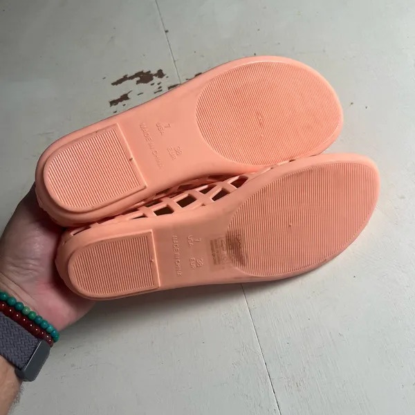 NWT JEFFERY CAMPBELL- Jellz Slip On Natural Matte Size 7 - Image 7