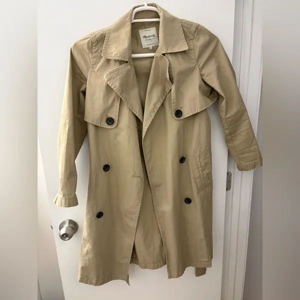 Madewell trenchcoat classic camel - Image 3