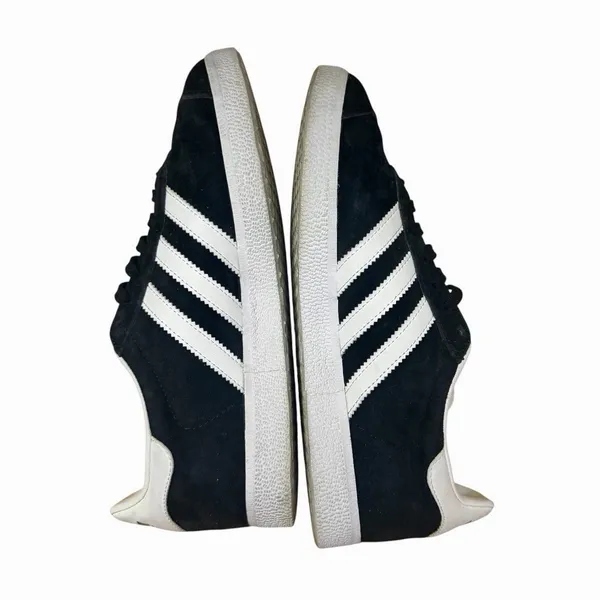 Adidas Gazelle Women's Sz 6 Core Black Suede White Sneakers Shoes Lace Up BA9595 - Image 7