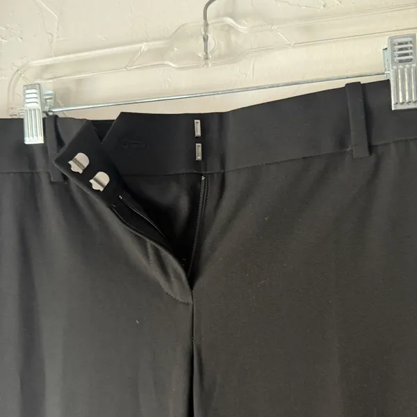 Ann Taylor Black Dress Pants Womens‎ Size 4 Straight Leg Interview Outfit Women - Image 3