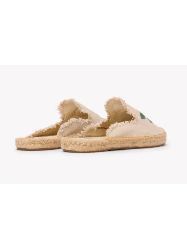 Soludos The Smoking Mule Espadrille Vogue Roses - Natural Undyed Size: 8 - 8.5 NIB - Image 6