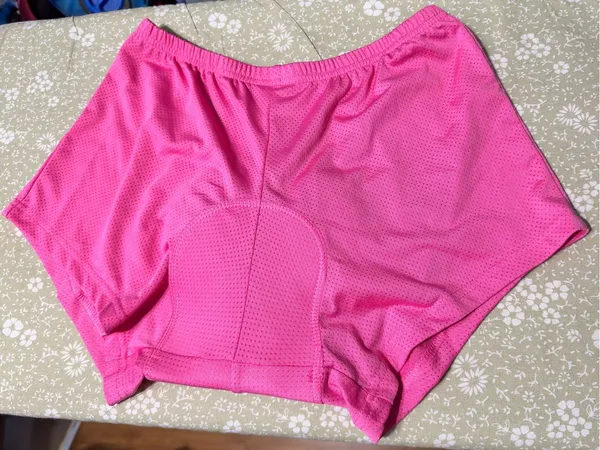 Padded Cycling Shorts XL Neon Pink 3D Gel Seat Cushion Breathable Bike Shorts - Image 6