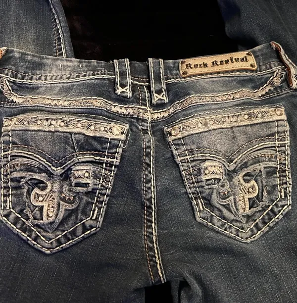 Rock Revival Jonet Bootcut Jean size 28 - Image 2