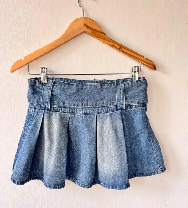 Peppermayo No Angel Denim Micro Mini Skirt - Image 4