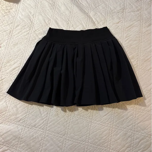 Aerie Black Pleated Tennis Skirt - Image 2