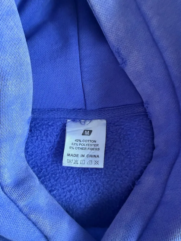 purple acid wash hoodie - Image 3