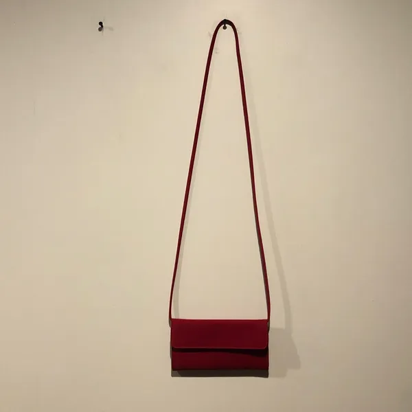 Red Envelope Style Crossbody Wallet Bag - Image 3