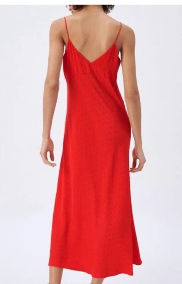 Red Midi Dress without tags - Image 5