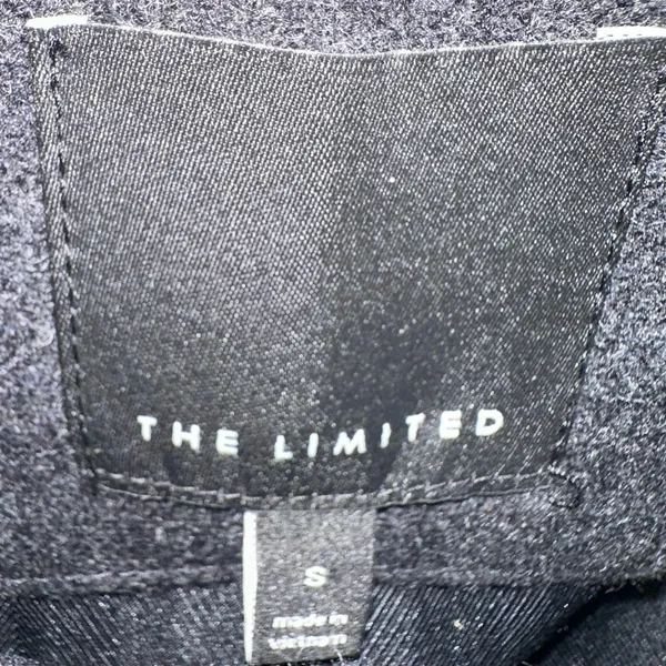 NWT‎ The Limited Wool Blend Peacoat Small Charcoal Gray Belted Cropped Coat - Image 5