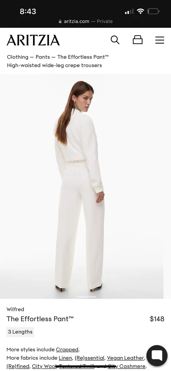 Aritzia Wilfred The Effortless Pant - Image 7