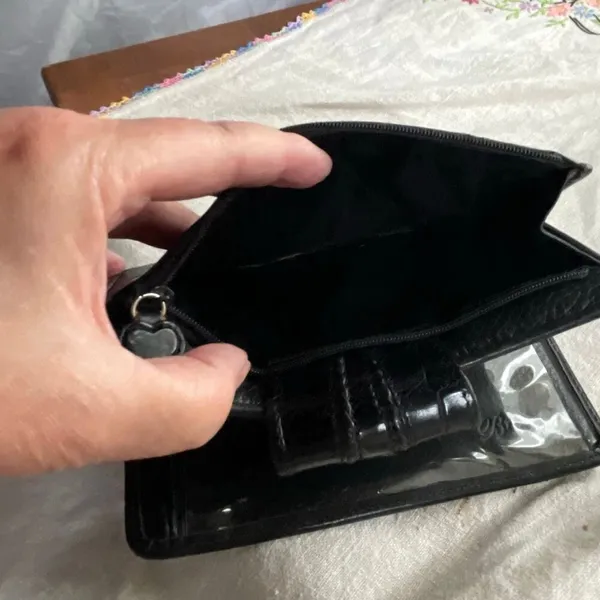 VTG Brighton black leather wallet. - Image 10